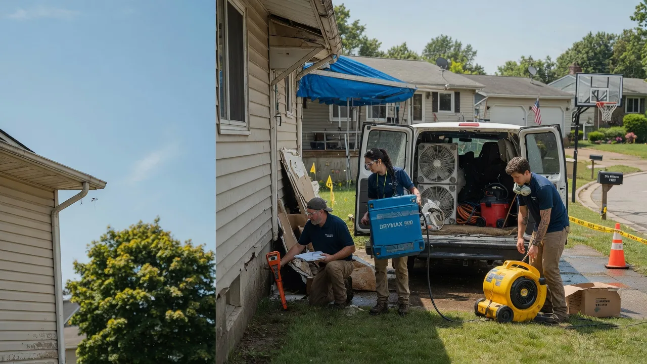 Ceiling Leak Cleanup in Norman, IN near me