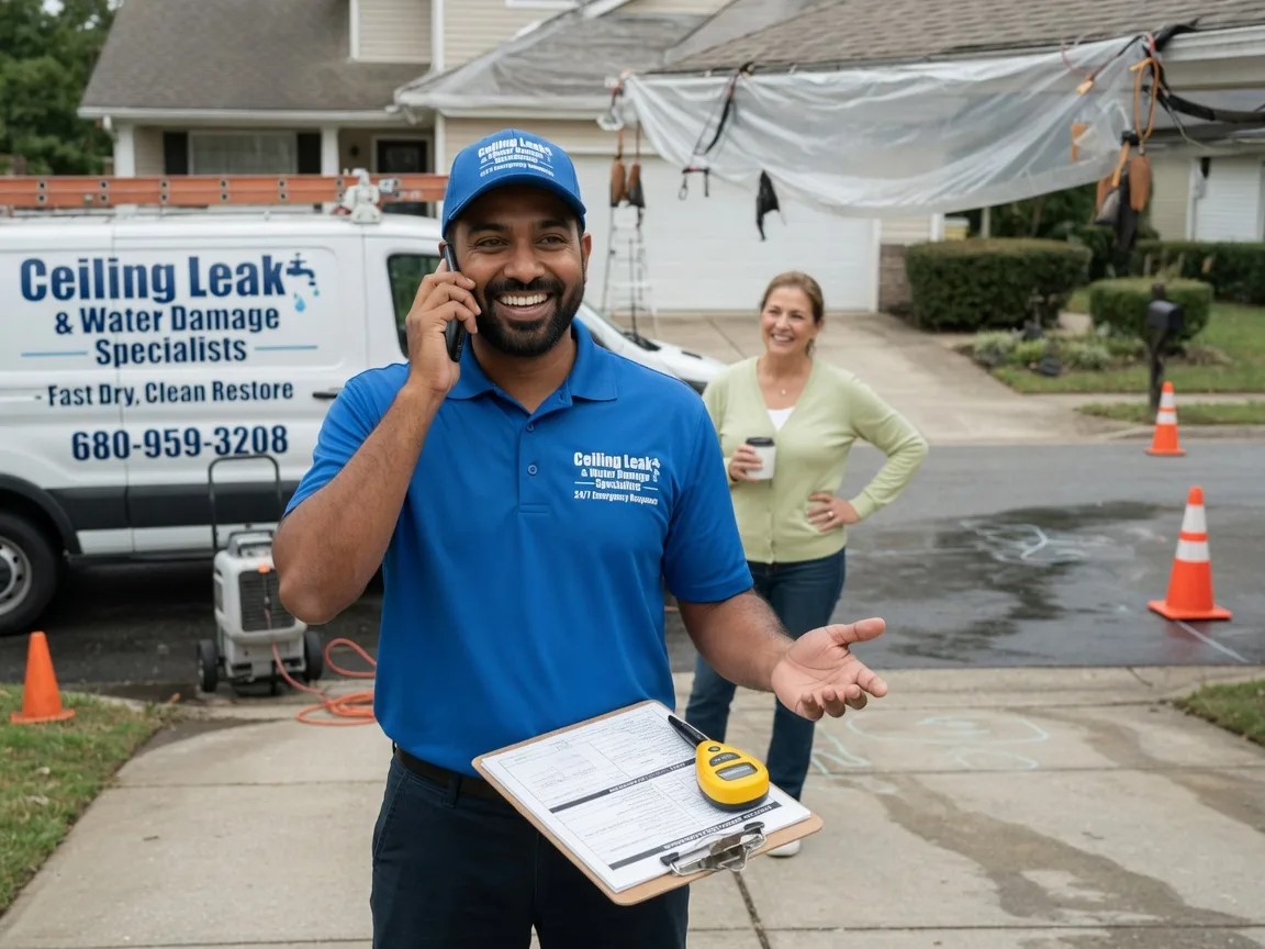Ceiling Leak Cleanup Norman, IN FAQs